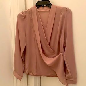 Cute blouse in light taupe color
